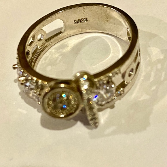 Silver ring size 8.75 - Picture 7 of 8